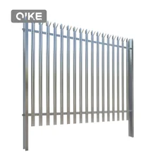 metal palisade fence angle bar fence palisade fence panels