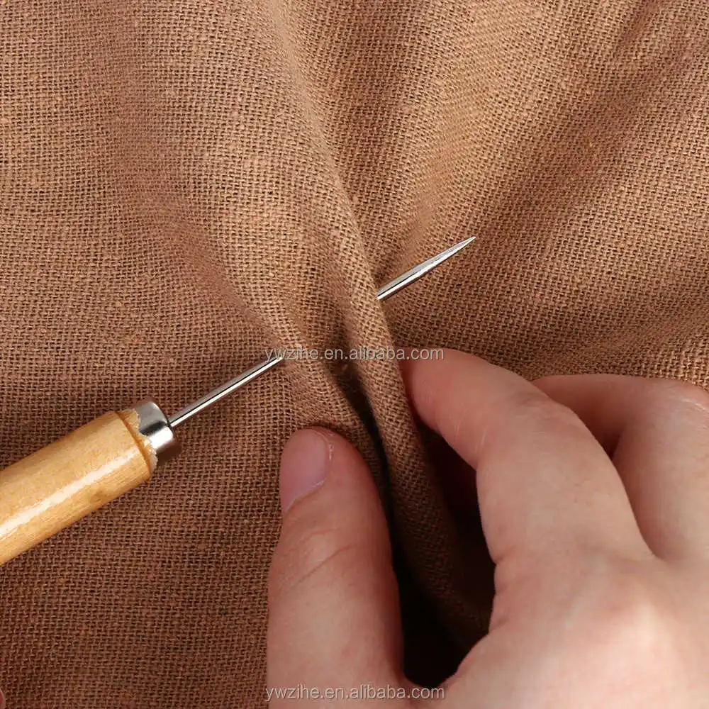 hand stitching taper leathercraft needle canvas