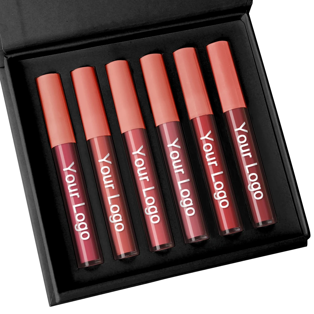 Lipstick Gift Set Maquillage Matte Lipstick Moisturizing Waterproof Long Lasting Non-Stick Cup Lip Gloss with Your logo
