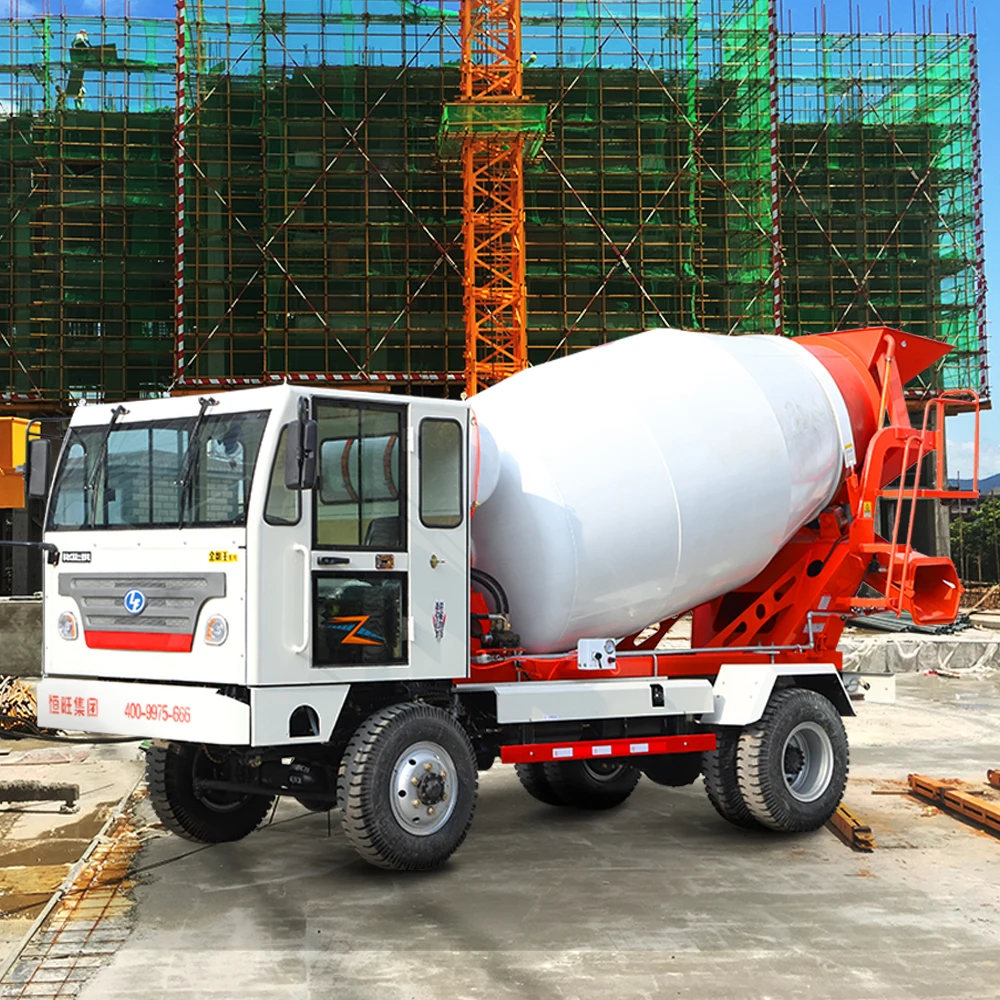 Small Self Loading Concrete Mixer Truck Mini  Concrete Mixer Truck Price
