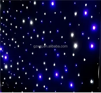 LED star curtainLED star cloth RGB star curtain for stage home party backdrop ceiling decorations curtains for carsa