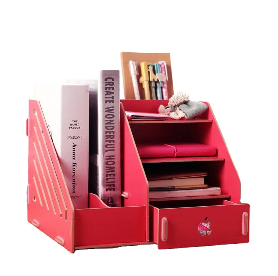 Decorative Wood Storage Plain Color Hard Plywood Desktop Office ...