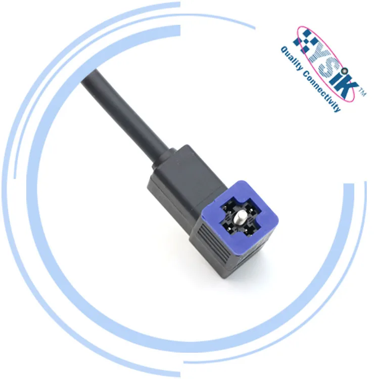 Din43650 Type C 4 Pin Pressure Sensors Valve Connector