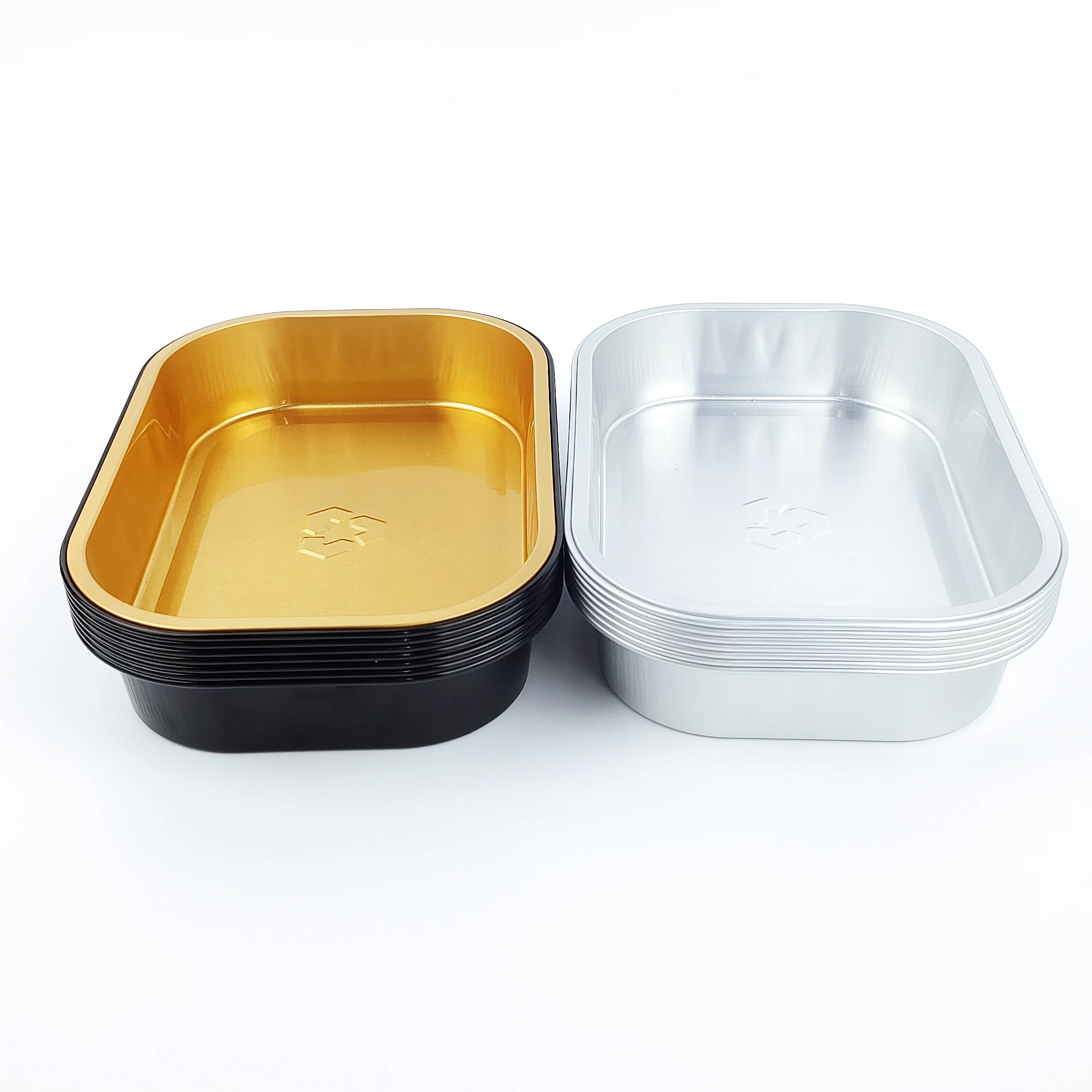 Aluminum Foil Container Meal Tray Restaurant Takeaway Customized Lunch