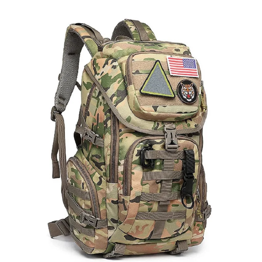 Wholesale Lightweight Versatile Tactical Backpack Waterproof Camouflage Design Backpack Large Capacity Training Backpack