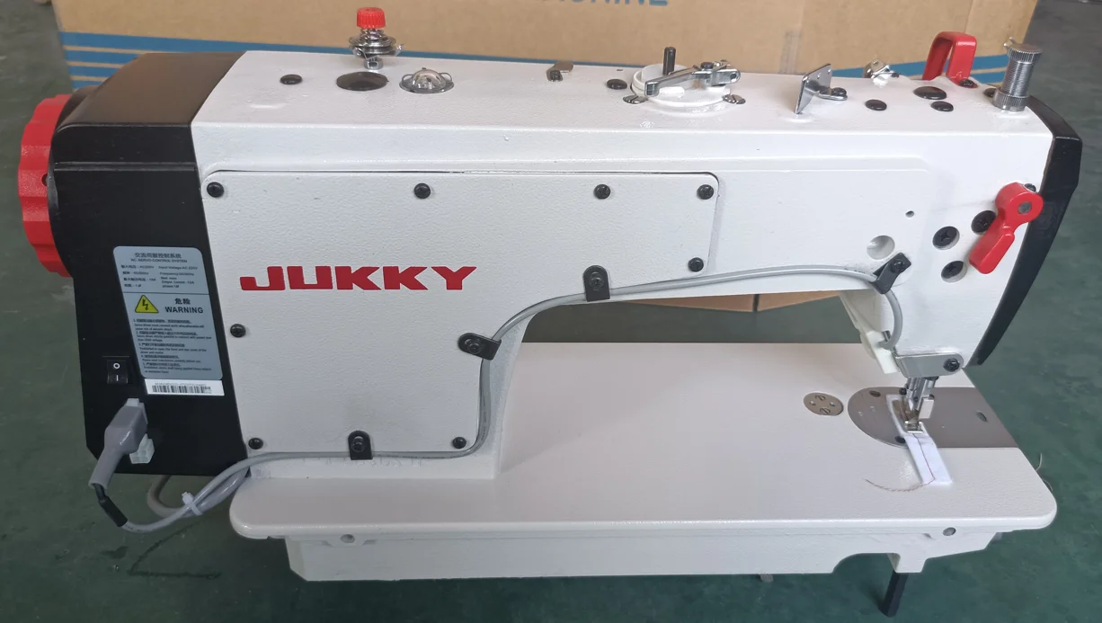 JUKKY JK9801 High-Speed Direct Drive Lockstitch Sewing Machine New  Condition Flat-Bed Configuration Walking Foot Feed Home Use