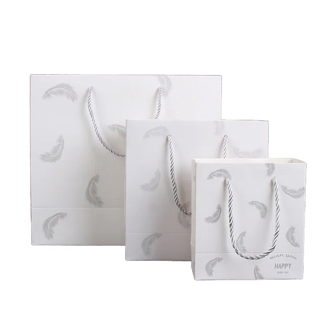 Wholesale Cheap Price  Gift Custom Printed Shopping Paper Bag  for Wedding Gift Jewelry Cosmetics Candle Packaging for Crafts
