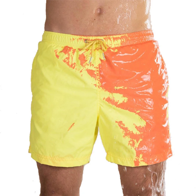 Beach Shorts Men Magical Color Change 