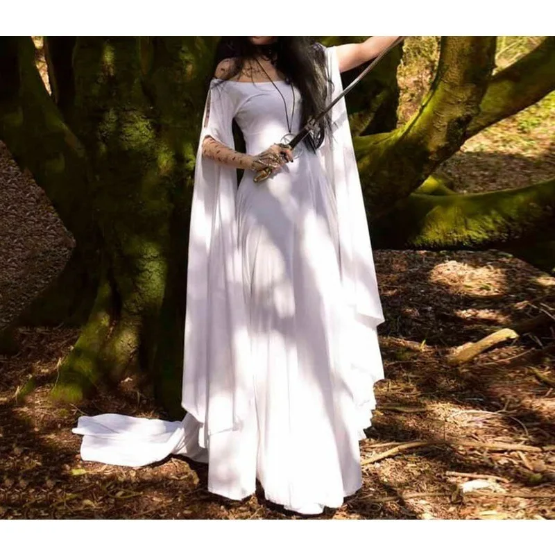 medieval lady dress tuduoms Women's Renaissance Regency Long Ball Gown Plus Size Halloween Cosplay 18th Century Dresses Costumes Blue : Clothing, Shoes & Jewelry sorceress or maiden ensemble! Medieval Dress with hood