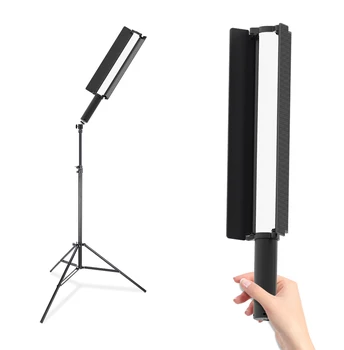 5200mAh LP600 Digital Live Broadcast App Control Handheld Round RGB LED Photography Fill Light for Outdoor and Indoor detail image