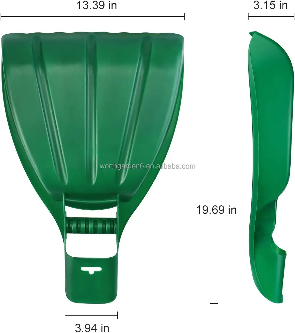 Efficient Garden Leaf Collection with Worth's Rake Grabber