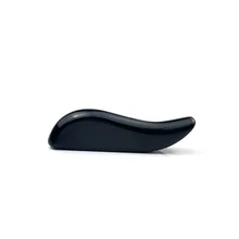 New Arrivals Black Obsidian Gua Sha Empress Wand Scraping Massage Tool Guasha Black Obsidian for Antioxidant and Anti-aging