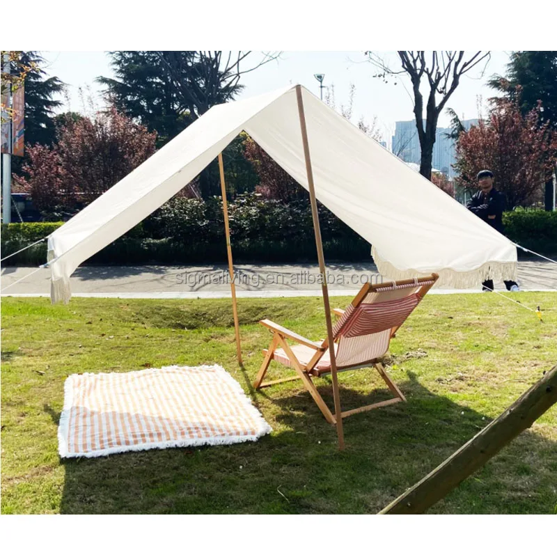 Custom  picnic sunshade Uv Protect outdoor awing canopy beach tent sun shade