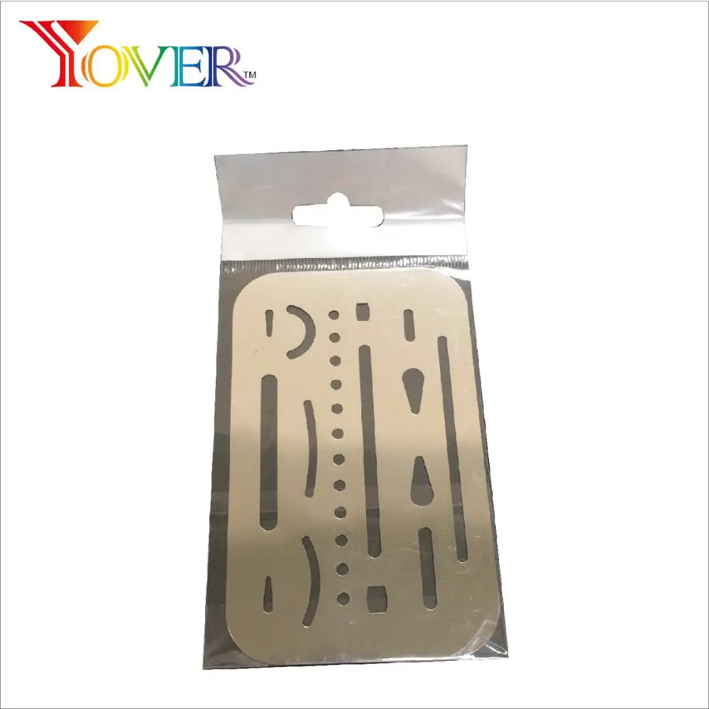 Art Accessory 26 Holes Metal Tool Erasing Shield