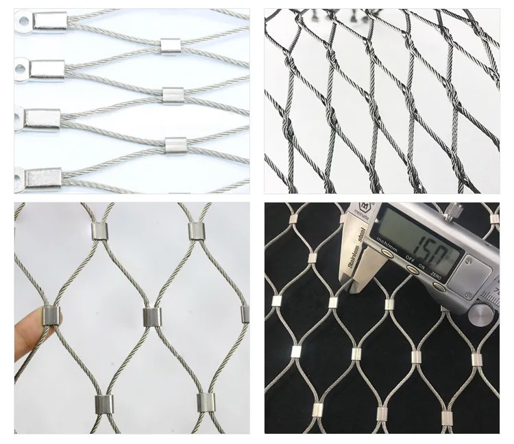 Cable Mesh for Decoration, Safety Net, Zoo Mesh and Helipad Net
