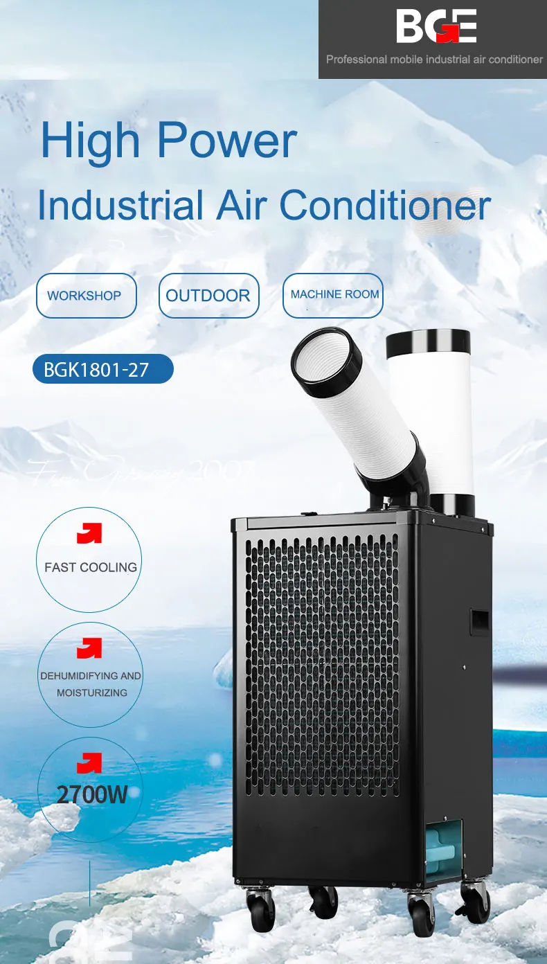 Air Coolers, BGE, Portable, R410a, Centrifugal - detail 8