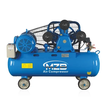 Industrial 1000L Air Compressor Belt Driven Portable Piston Type 380V Air Cooled Lubricated Configuration