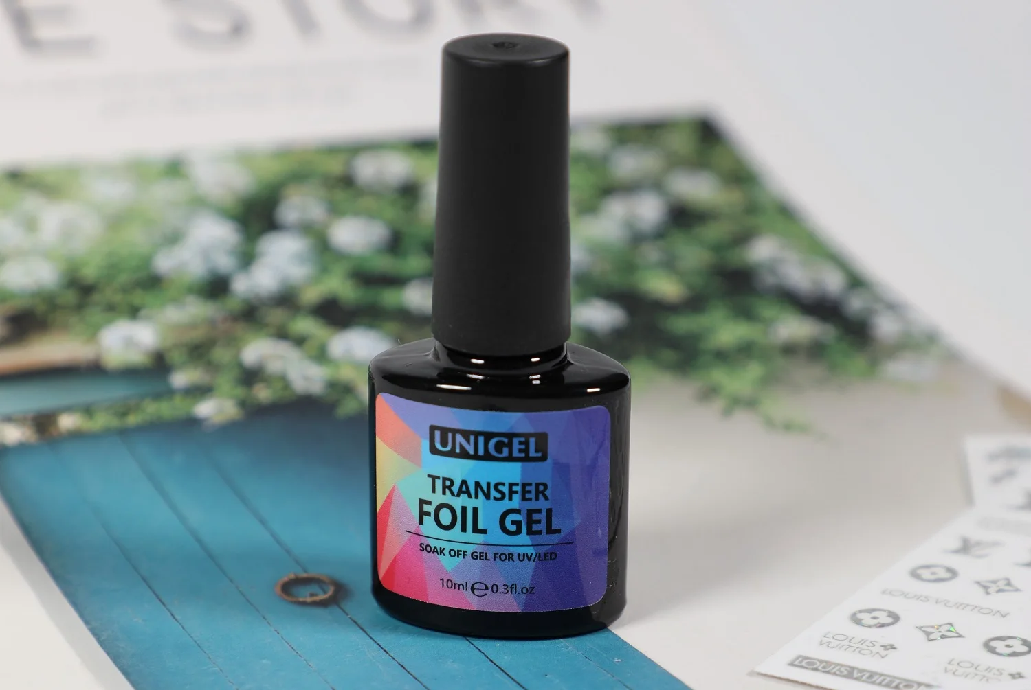 Source Unigel fashion popular transfer foil gel for star nail