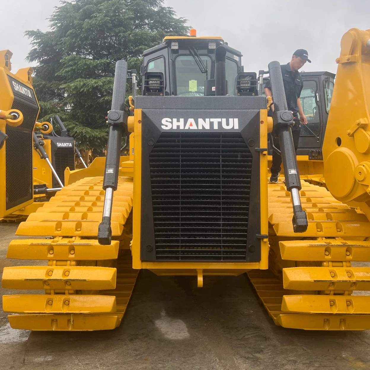 SHANTUI 170HP DH17 LGP модель мокрого земельного участка гусеничный бульдозер гидростатический привод бульдозера