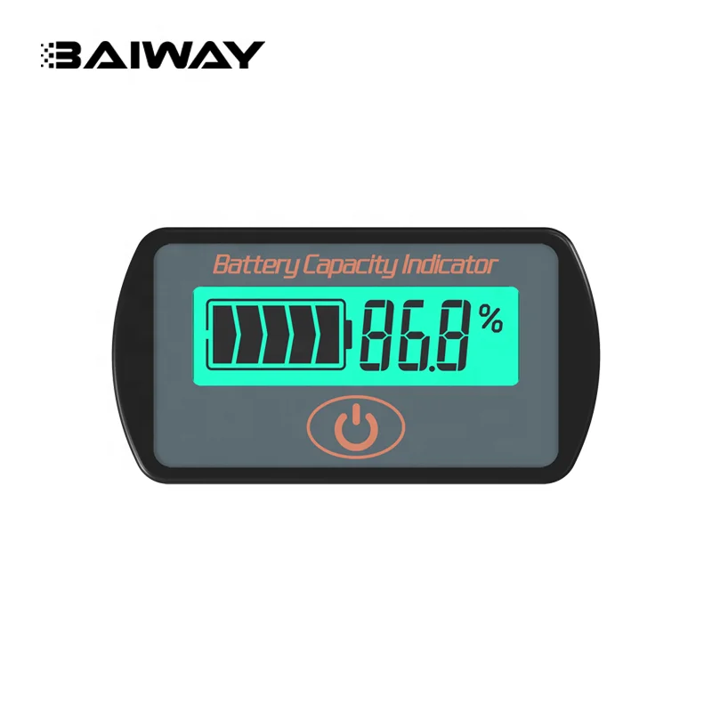 Digital Battery Monitor Capacity Indicator Tester Meter