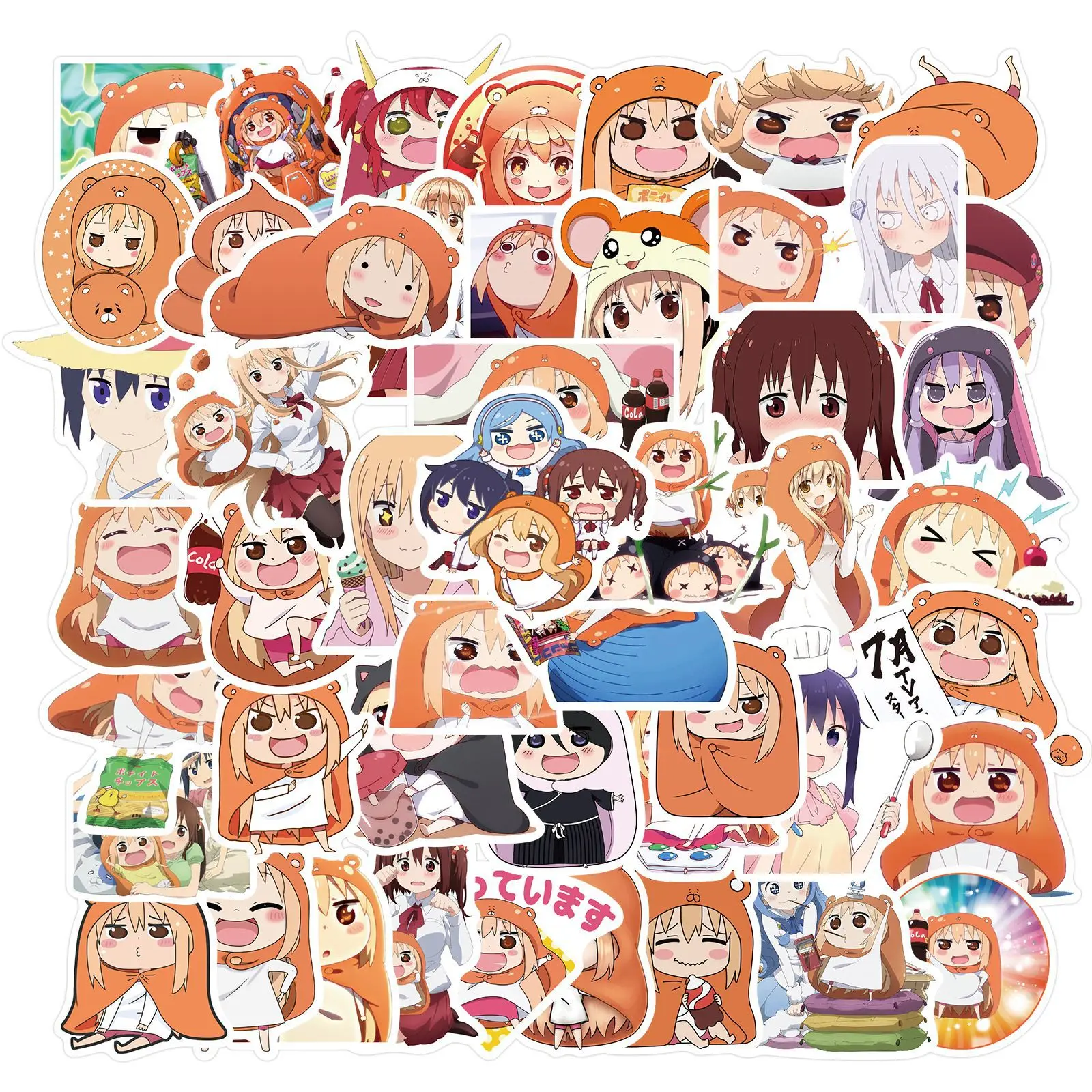 50pcs/pack Vinyl Waterproof Anime Sticker Die Cut Shape Japanese Anime  Himouto! Umaru-chan Stickers - Buy Anime Sticker,Himouto!  Umaru-chan,Himouto! Umaru-chan Stickers Product on Alibaba.com