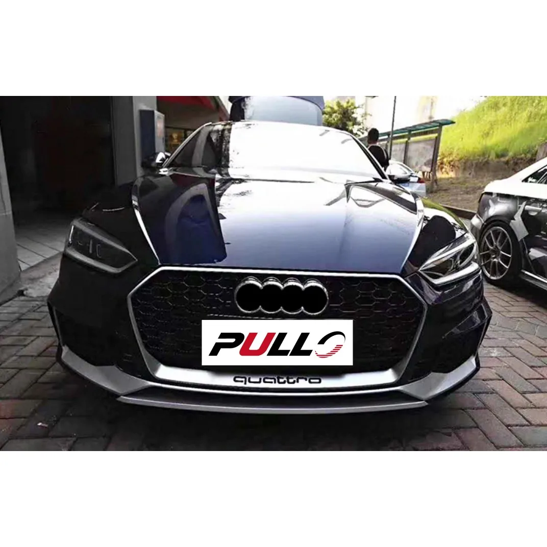 Car Body Kit Include Front Bumper Assembly With Grille For Audi A5 2017 ...