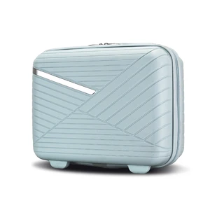 High Quality Hard Shell Cosmetic Case Wholesale Makeup Storage Box Zipper Closure Custom Fashionable PP Material Makeup Pouch