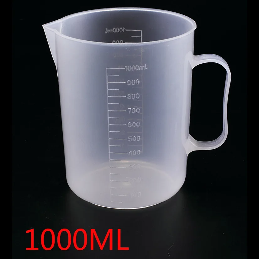 250/500/1000ml Premium Clear Plastic Graduated Measuring Cup Pour