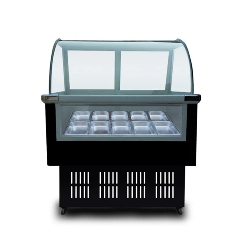 Small Commercial Refrigerator And Refrigerated Produce Display Cooler Popsicle Ice Cream Freezer Buy Supermarket Commercial Dual Curved Sliding Glass Door Chest Ice Cream Display Refrigerator Freezer Ice Cream Freezer High Quality Supermarket