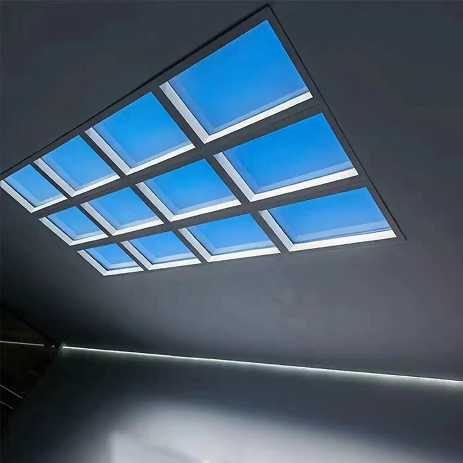 2x6 FT Modern Unique Led Dimmable Virtual 90W Blue Sky Ceiling Smart Panel Light Led Big Large Size Artificial Skylight