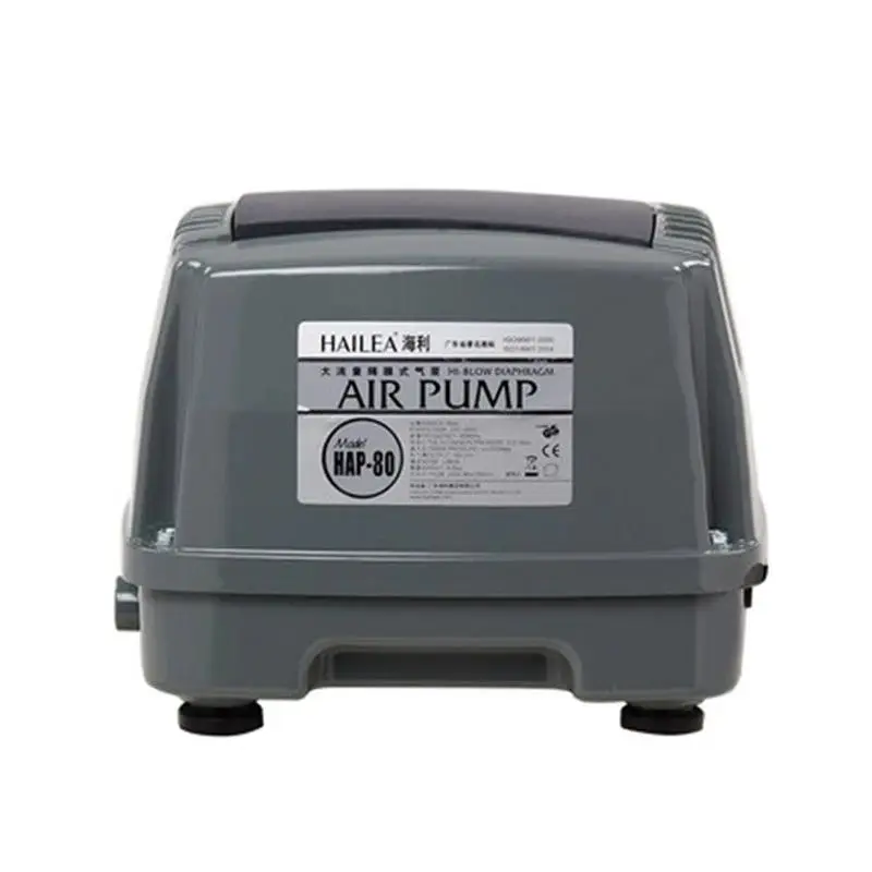HAILEA Aquarium Fish Tank Septic Liner Air Pump Aqua Air Blower Hydroponics Pond Air Compressor Pump