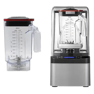 Heavy Duty Constant Speed Pure Copper OEM Big Blade Electric Household 2L Commercial Juicer Mixer Soundproof Blender