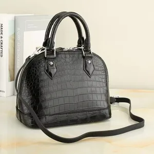 Exclusive Series of Messenger Bags From Fashion Designers, Featuring crocodile Pattern Embossing and Customized Specific Style