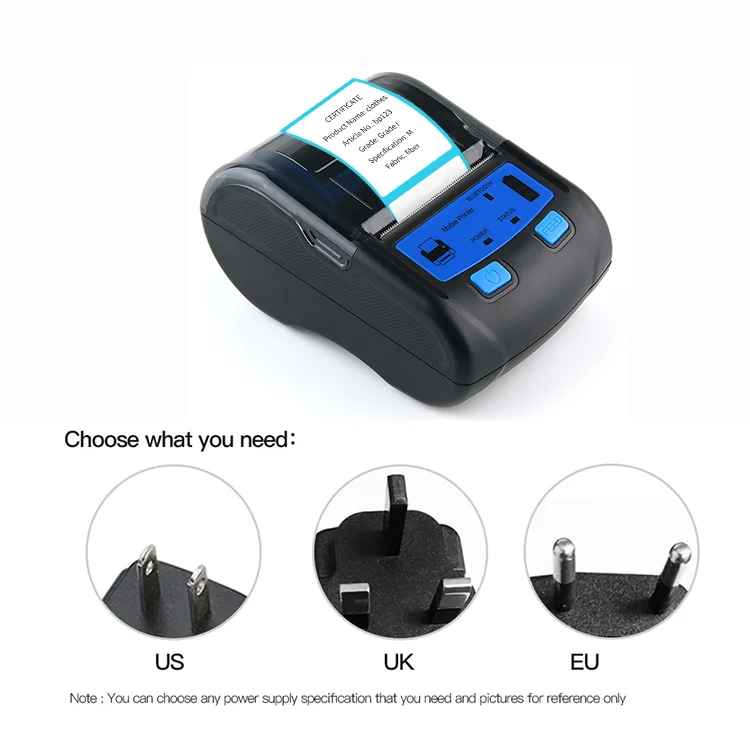 Achetez en gros Imprimante Mobile Sans Fil De 58mm Imprimante De Reçus  Bluetooth Pour Impression De Lettre De Transport Modèle Portable Chine et  Imprimante à Reçu Mobile à 13 USD