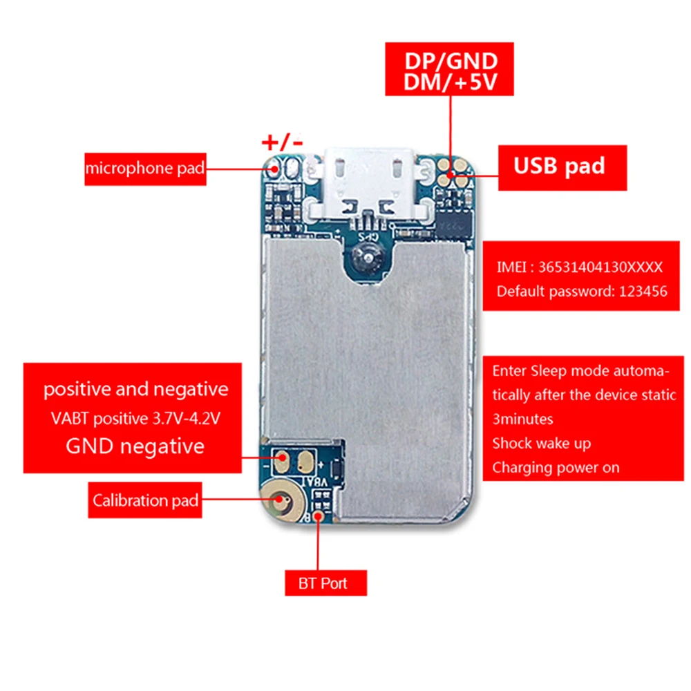 Topin ZX302 Micro GSM GPS Tracking Module - Low Price OEM/ODM