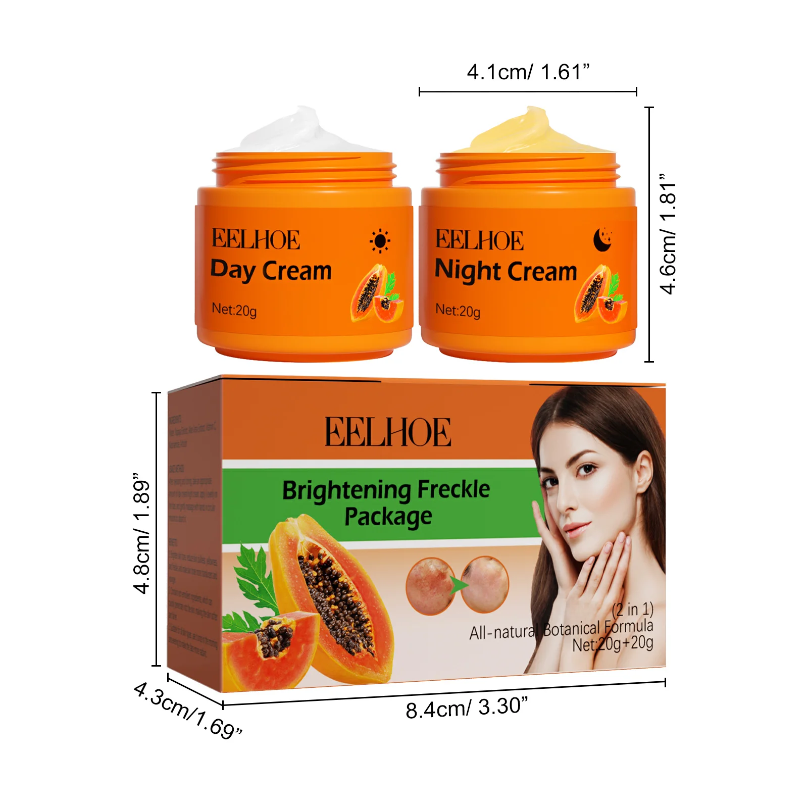 Eelhoe Bleaching Whitening Cream With Papaya Extracts Organic Papaya ...