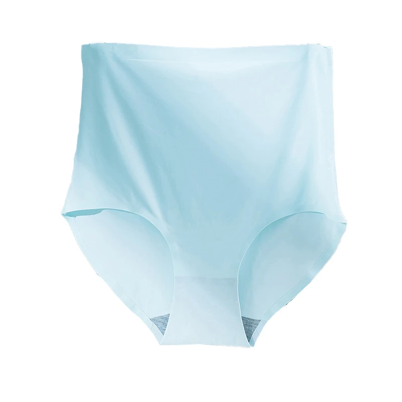 High Waisted Underwear For Women's Ice Silk Seamless Cotton Crotch Sexy Invisible Thin Style Womens Sexy Underwear_voghion.com