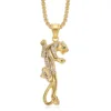 Gold  crystal pendant ONLY