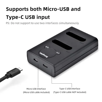 KingMa-LI-90B Camera Battery + LCD USB Dual Charger Kit for Olympus TG-6 TG-5 TG-4 TG-3 for Ricoh DB-110 GR3 GRIII Battery detail image