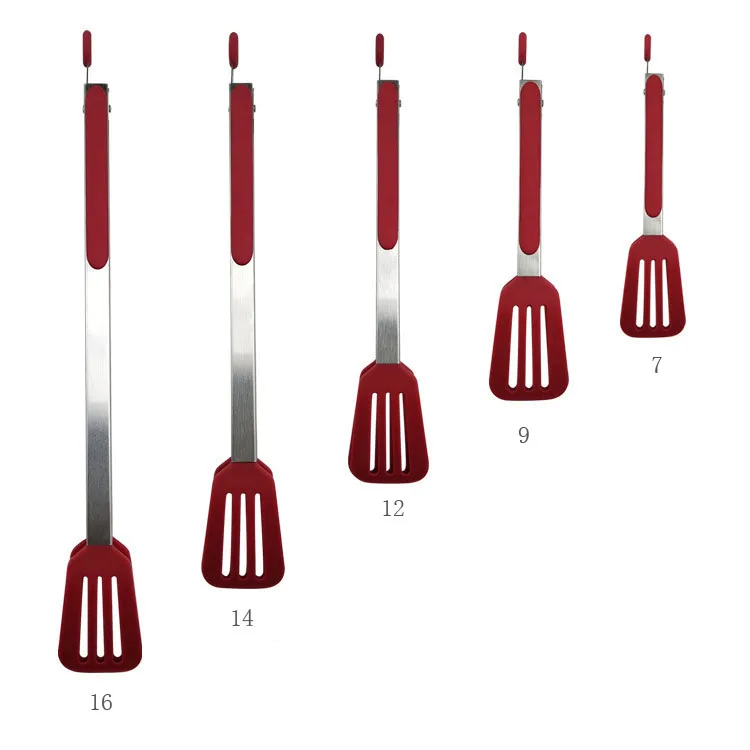 OEM & ODM Tong Set Stainless Steel Silicone BBQ Clip Clamps Wholesale Tongs Stainless Steel Kitchen BBQ Grill Clamps BBQ Tongs factory