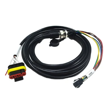 Custom Make GX16 M12 6 Pin Female Waterproof Connector DJ7041-1.5-21 Automotive Power Charging Communication Cable Assemble