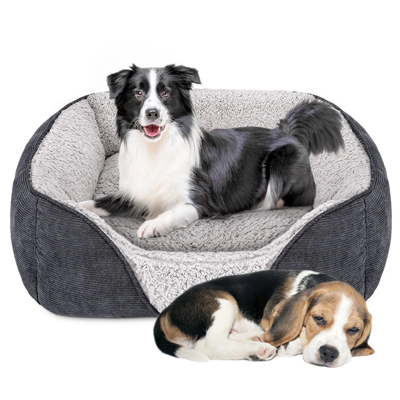 Wholesale camas para perros soft removable portable cozy pet bedding cat pet dog sofa bed