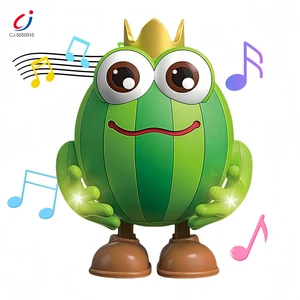 Chengji Musical Light-up Baby Toys Tongue Learning Educational Interactive Cartoon Plastic Dancing Watermelon Prince Toy