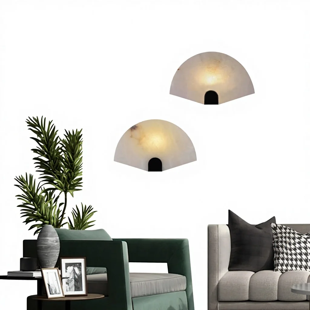 New Chinese Style Iron Modern Wall Lamp for Living Room Bedroom Corridor