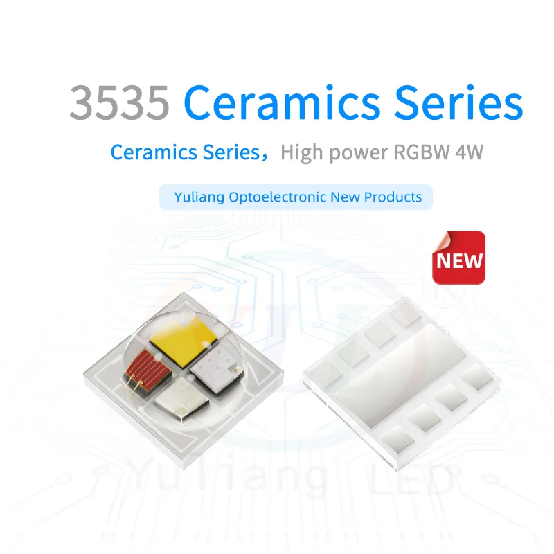 YLL RGBW Ceramic SMD LED 4-12W 3535 5050 3V 6V Emitting Red White Blue Green UV with Super Flux