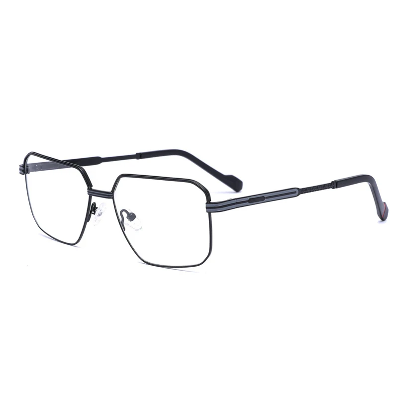 WHEF-CH8811 New Arrival Men Classic Retro Metal Eyeglasses Frames for All Face Eyewear Spectacles with Spring Tip Temple
