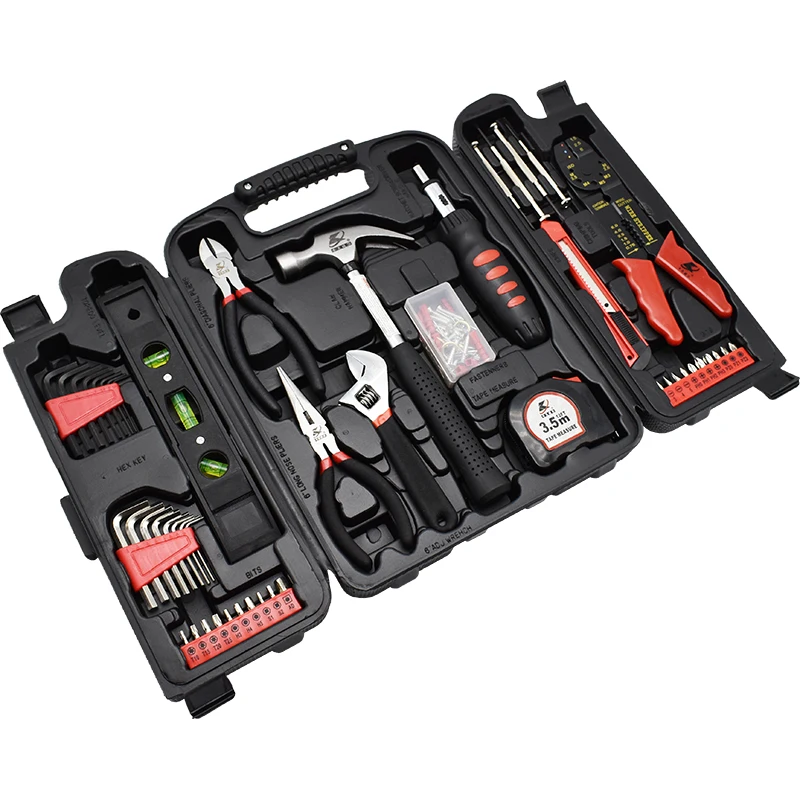 Kfuwell H4001a 129pcs Oem Home Repair Tool Kit Oem Hand Tools Combo Kit