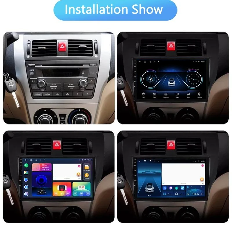 9 Inch Android QLED Screen GPS Navigation for Great Wall Voleex Tengyi C30 2010-2012 Car Radio Multimedia Player