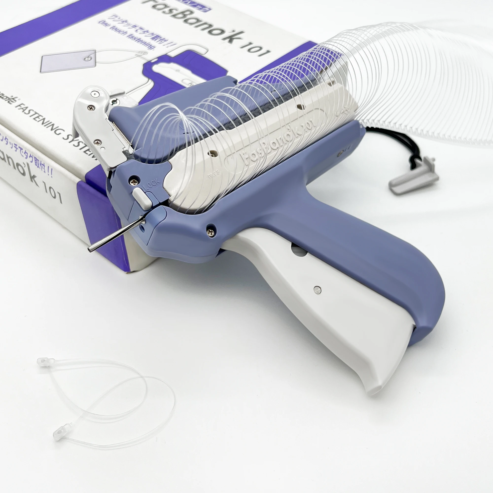ファスバノック101　FasBano'k101　バノックガン　タグガン 値付け作業を効率化！『FasBano'k101』の使用方法 - YouTube