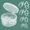 Round box set of 4(transparent)